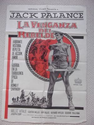 Barbarians (1960) - Jack Palance | Argentinian Movie Poster