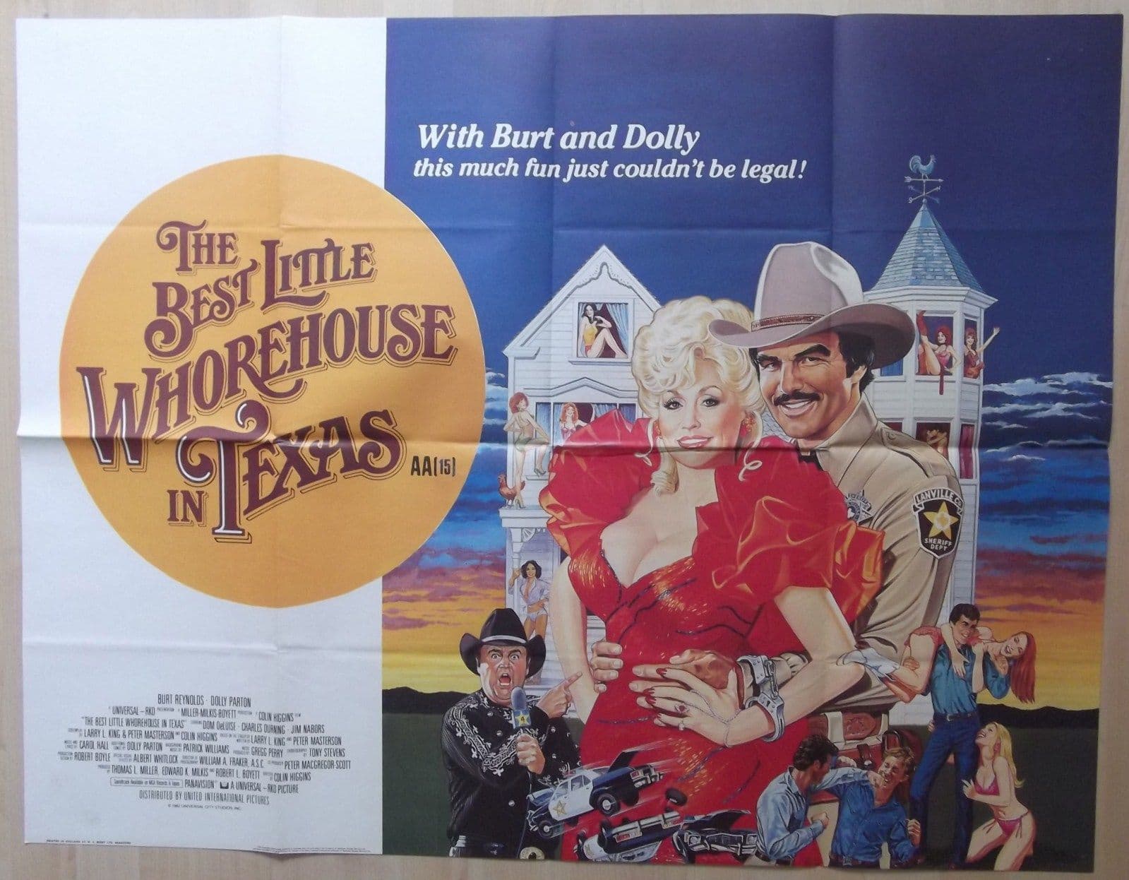 Best Little Whorehouse In Texas 1982 Burt Reynolds Dolly Parton UK best-little-whorehouse-in-texas-1982-burt-reynolds-dolly-parton-uk