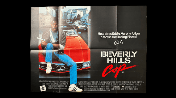 Beverly Hills Cop - UK Quad Film Poster | Eddie Murphy
