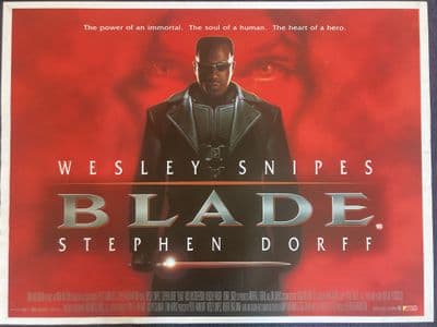 Blade- UK Quad Film Poster | Wesley Snipes