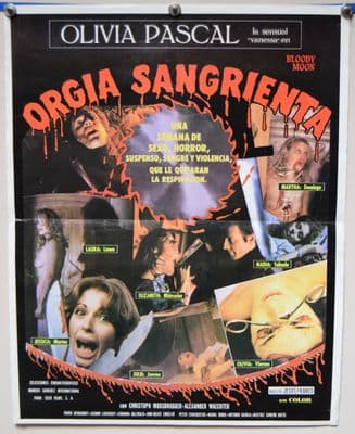 Bloody Moon Mexican Horror Poster