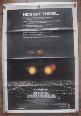 Blue Thunder - Australian Movie Poster | Roy Scheider