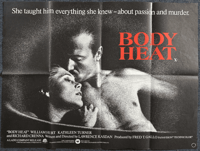 Body Heat - UK Quad Poster | William Hurt