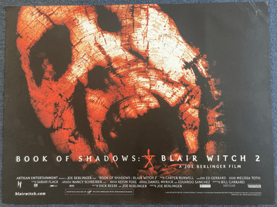 Book of Shadows : Blair Witch Project 2 - UK Quad Film Poster