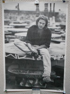 Brad Pitt Original Promo Poster, c90s