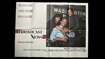 Broadcast News - UK Quad Film Poster | William Hurt