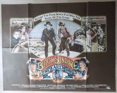 Butch and Sundance the Early Years (1979) - William Katt | Tom Berenger | UK Quad Poster