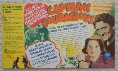 Captain Courageous, Flyer/Herald, Spencer Tracy, '37