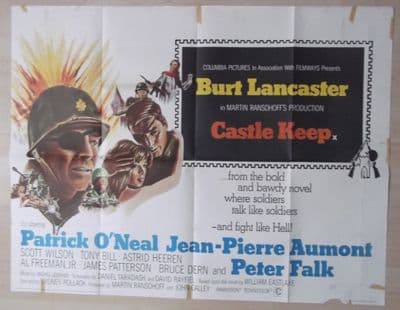 Castle Keep (1969) - Burt Lancaster | Peter Falk | UK Quad Poster
