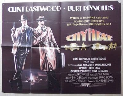 City Heat (1984) - Clint Eastwood | Burt Reynolds | UK Quad Film Poster
