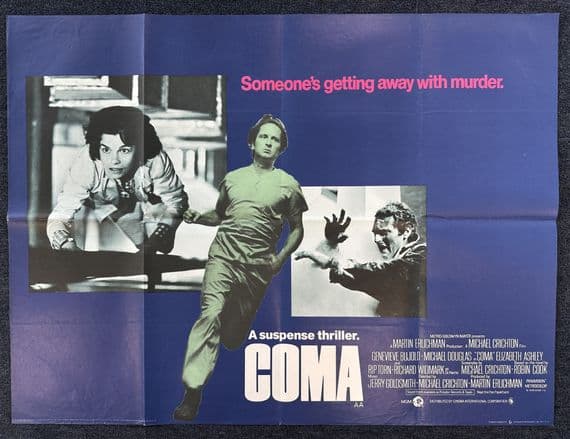 Coma - UK Quad Poster | Michael Douglas