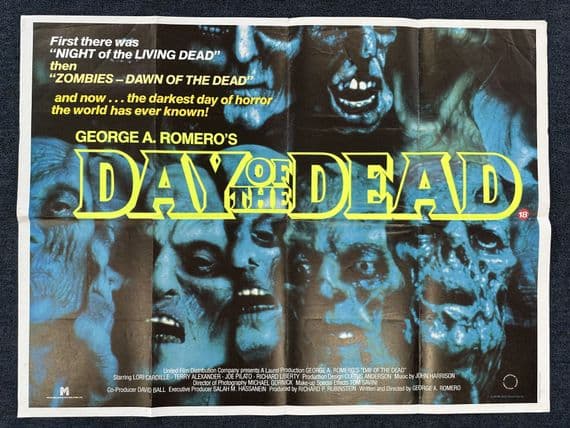 Day of the Dead - UK Quad Poster | George A Romero