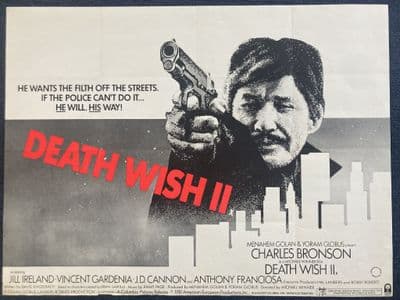 Death Wish 2 - UK Quad Film Poster | Charles Bronson