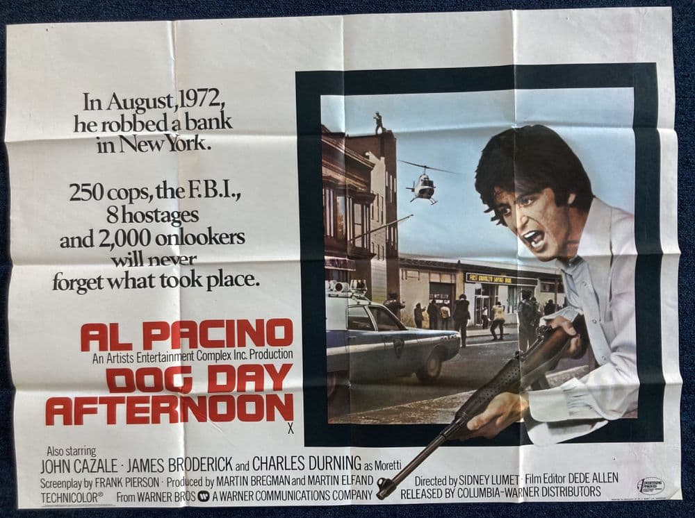 Dog Day Afternoon - UK Quad Poster Al Pacino