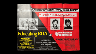 Educating Rita | Tootsie - UK Quad Film Poster | Dustin Hoffman (WG)