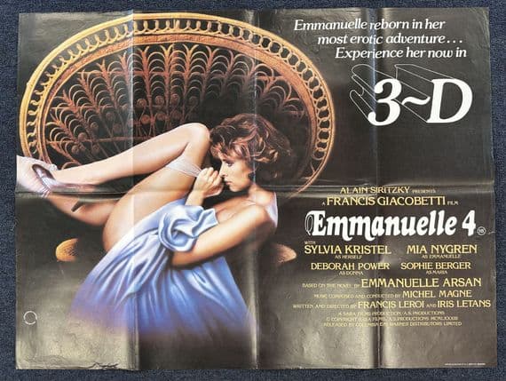 Emmanuelle 4 - UK Quad Poster | Sylvia Kristel