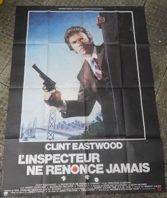 Enforcer, Original French Film Poster, Clint Eastwood, '77