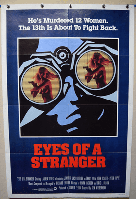 Eyes of a Stranger Horror Poster - International One Sheet