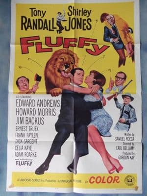 Fluffy, Movie Poster, Tony Randall, Shirley Jones, '65
