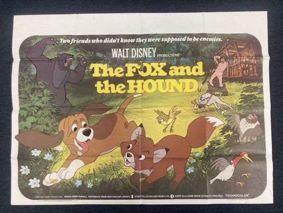 Fox and the Hound - UK Quad Poster |  Walt Disney