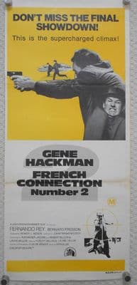 French Connection 2, Original Australian daybill, Gene Hackman, '75