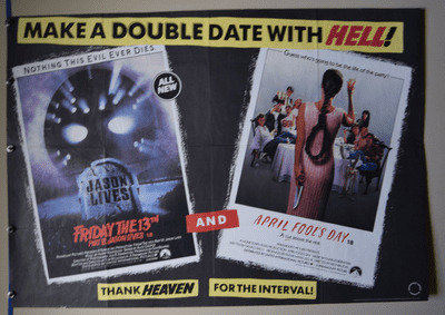 Friday the 13th Part 6 / April Fools Horror Poster - UK Quad