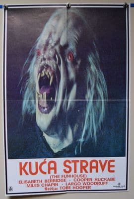 Funhouse Horror Poster - Yugoslavian