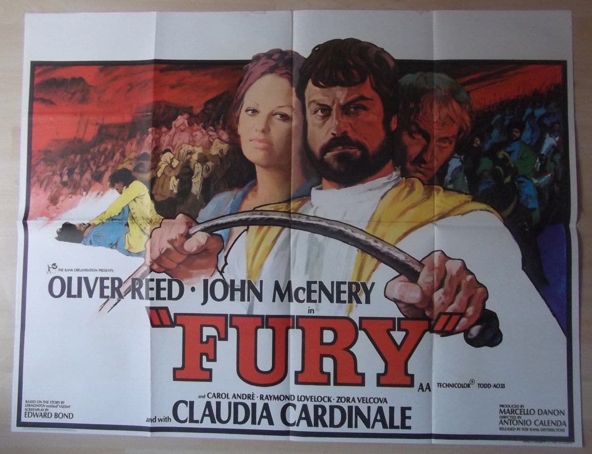 Fury RARE Original UK Quad Poster CLASSIC Oliver Reed Image 73
