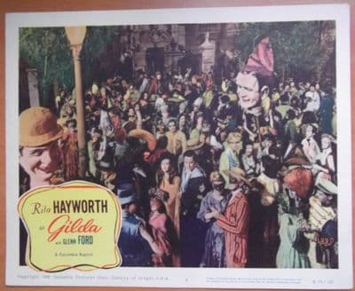 Gilda, Original Lobby Card, Rita Hayworth, Glenn Ford, George Macready, r59