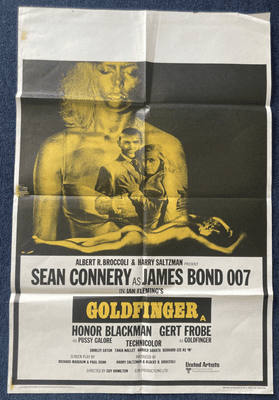 Goldfinger - Sean Connery | James Bond | Double Crown Poster