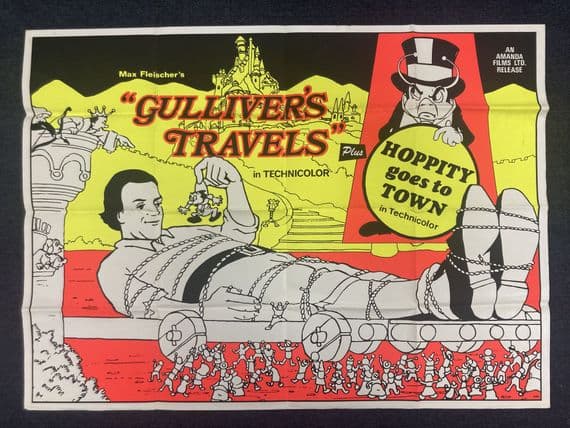 Gulliver's Travels - UK Quad Poster | Lanny Ross