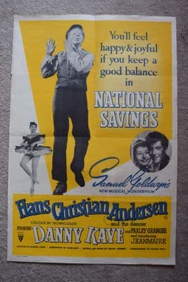 Hans Christian Andersen (1952) Danny Kaye National Savings - Double Crown