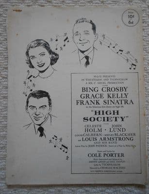 High Society, 18 pages, story of the motion picture, Bing Crosby, Grace Kelly 57
