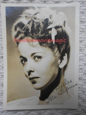 Ida Lupino Original Autograph