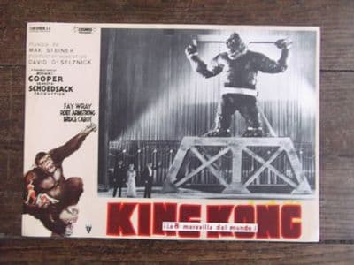 King Kong, Spanish Advert, Kong captured!!!, Fay Wray, circa 60s