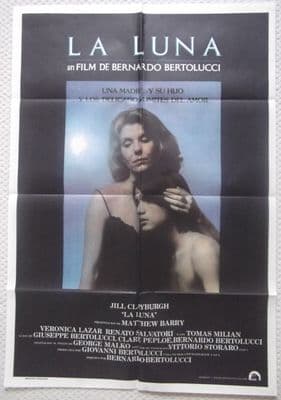 La Luna, Original Argentinian Movie Poster, Jill Clayburgh, Matthew Barry, '79