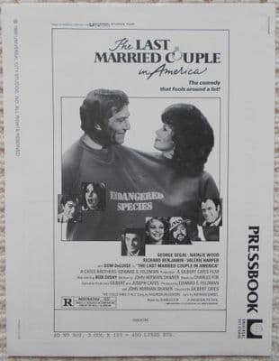 Last Married Couple in America, Original Pressbook, George Segal Natalie Wood 80