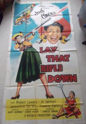 Lay That Rifle Down, Original LARGE 2 sheet poster, Judy Canova, '55