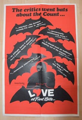 Love at First Bite - Double Crown Film Poster | George Hamilton