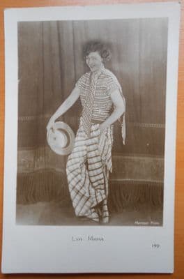 Lya Mara, Latvian Actress Vintage Mercur Postcard, German Film star, c25