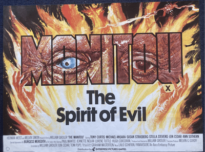 Manitou - UK Quad Film Poster | Tony Curtis