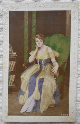 Miss Gladys Cooper, Vintage Postcard, Actress, starred in Rebecca, 1917