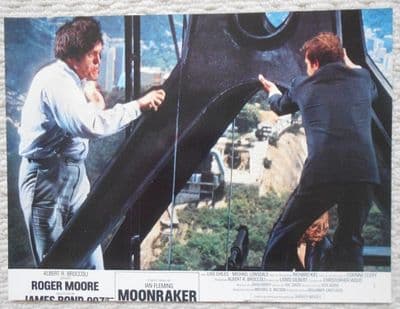 Moonraker, Original French still, Roger Moore, James Bond, Jaws, '79 (JB22)