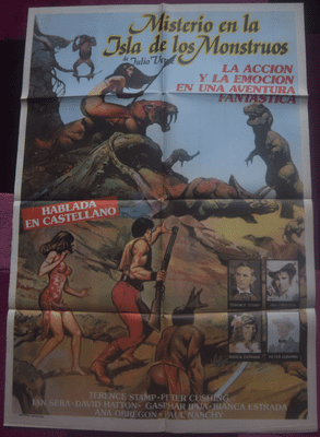 Mystery on Monster Island (1979) - Peter Cushing | Argentinian Movie Poster
