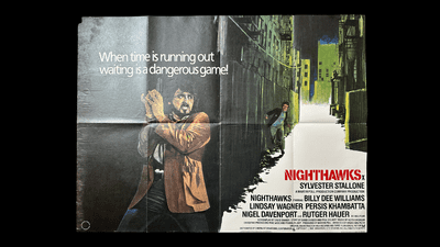 Nighthawks- UK Quad Film Poster | Sylvester Stallone