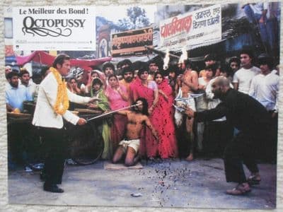 Octopussy, French Press Photo, James Bond, Fight scene, '83 (JB3)