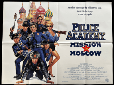 Police Academy- Mission to Moscow - UK Quad Film Poster