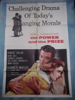 Power and the Prize, Original Movie Poster, Robert Taylor, Mary Astor, '56