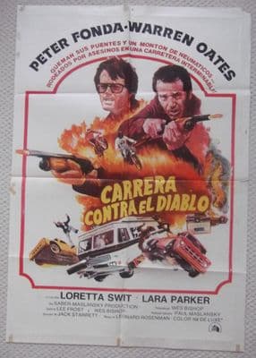 Race With the Devil, Original Argentinian Movie Poster, Peter Fonda, '75