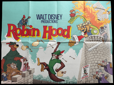 Robin Hood- UK Quad Film Poster | Walt Disney (WG)